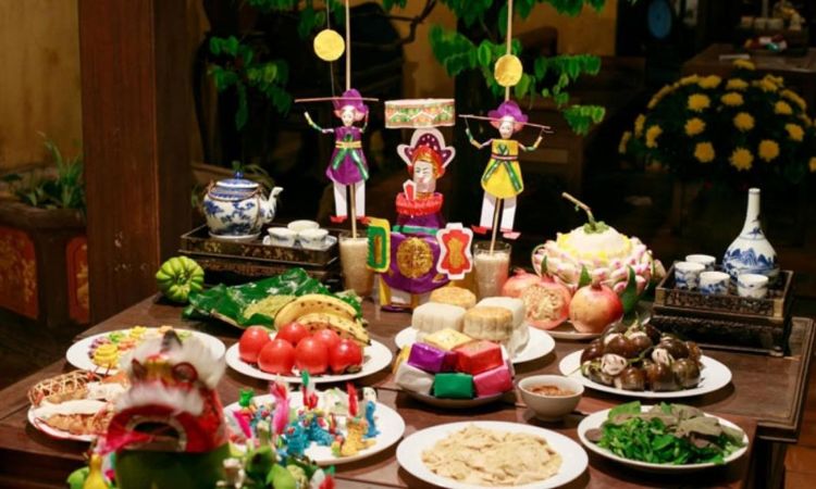 mâm ngũ quả trung thu miền Nam